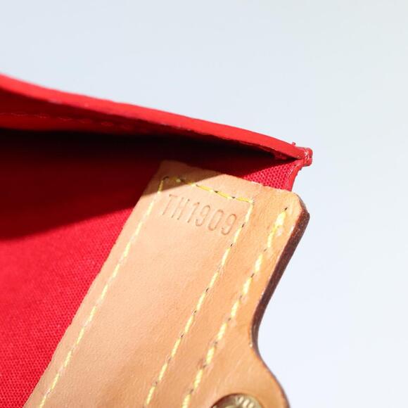 LOUIS VUITTON Monogram Vernis Stanton Tote Bag Red M91078 - Picture 12 of 12